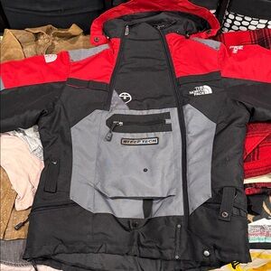 The North Face Red and Gray Steep Tech Jacket